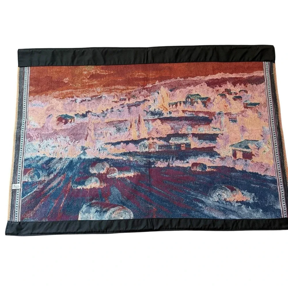 Riddle Home & Gift French Tapestry Rod Pocket Wall Hanging Tuscan‎ Landscape